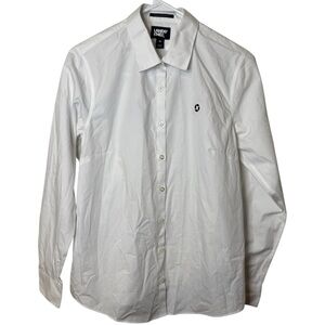 Chase Lands' End Women White Button Up Shirt (10)